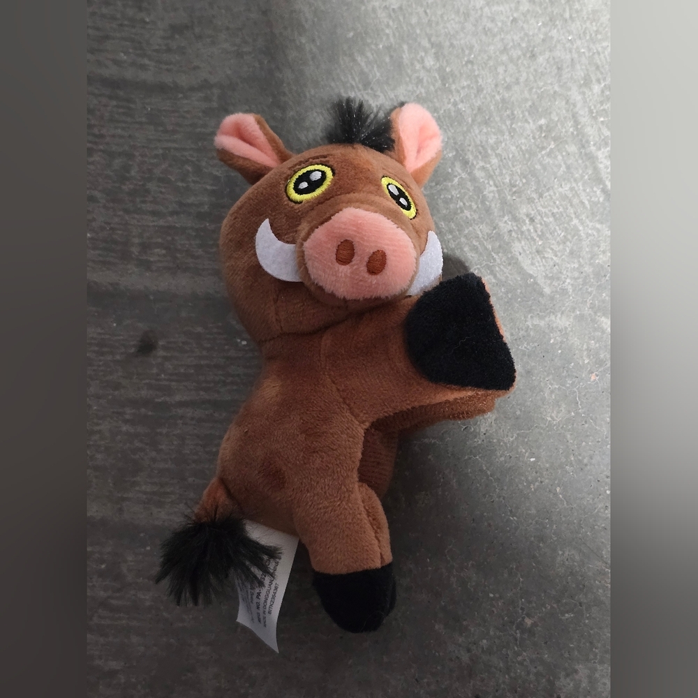 Pumba Plush Warthog Slap Wrist Bracelet Toy